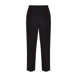 Beige Pull On Trouser Parallel Leg Black - Plus Size Collection