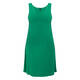 Yoek Jersey Sleeveless Dress Green