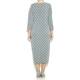 YOEK grey polka dot wrap DRESS