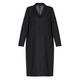 YOEK LONG PINSTRIPE JACKET BLACK