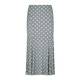 YOEK grey polka dot long SKIRT