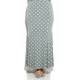 YOEK grey polka dot long SKIRT