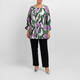 Yoek Jersey Tunic Lilac Floral