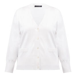 Elena Miro Cardigan Ivory  - Plus Size Collection