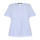 Marina Rinaldi Rhinestone Embellished T-Shirt Sky Blue 